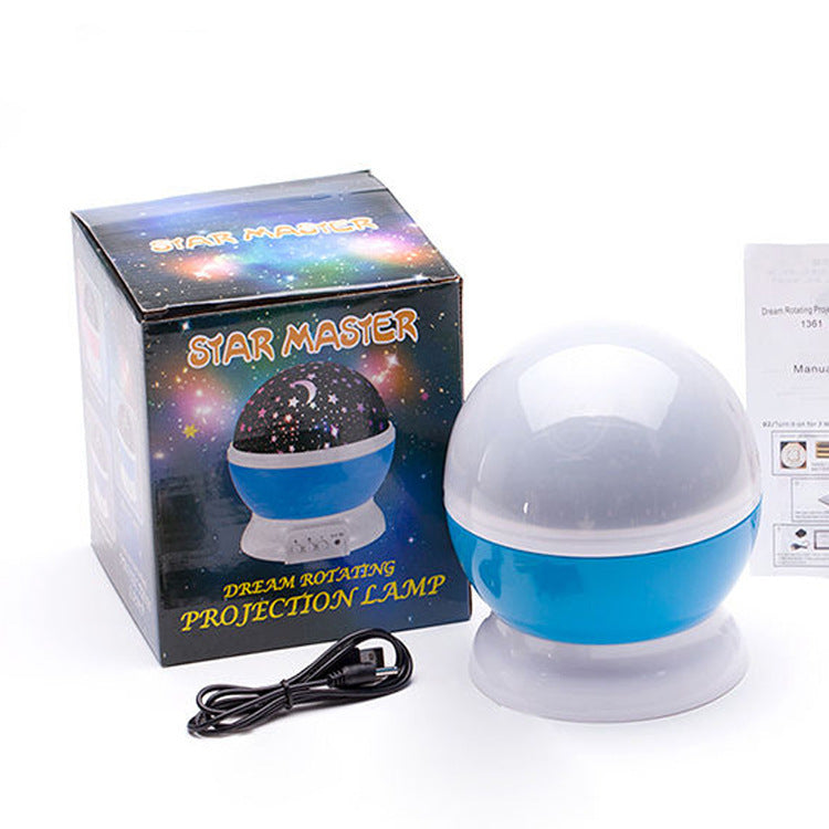 Colorful LED Rotating Starry Sky Projection Lamp