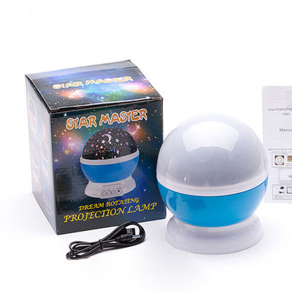 Colorful LED Rotating Starry Sky Projection Lamp