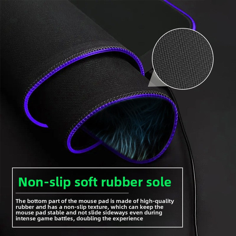 Colorful Led Super Large Luminous Mouse Pad