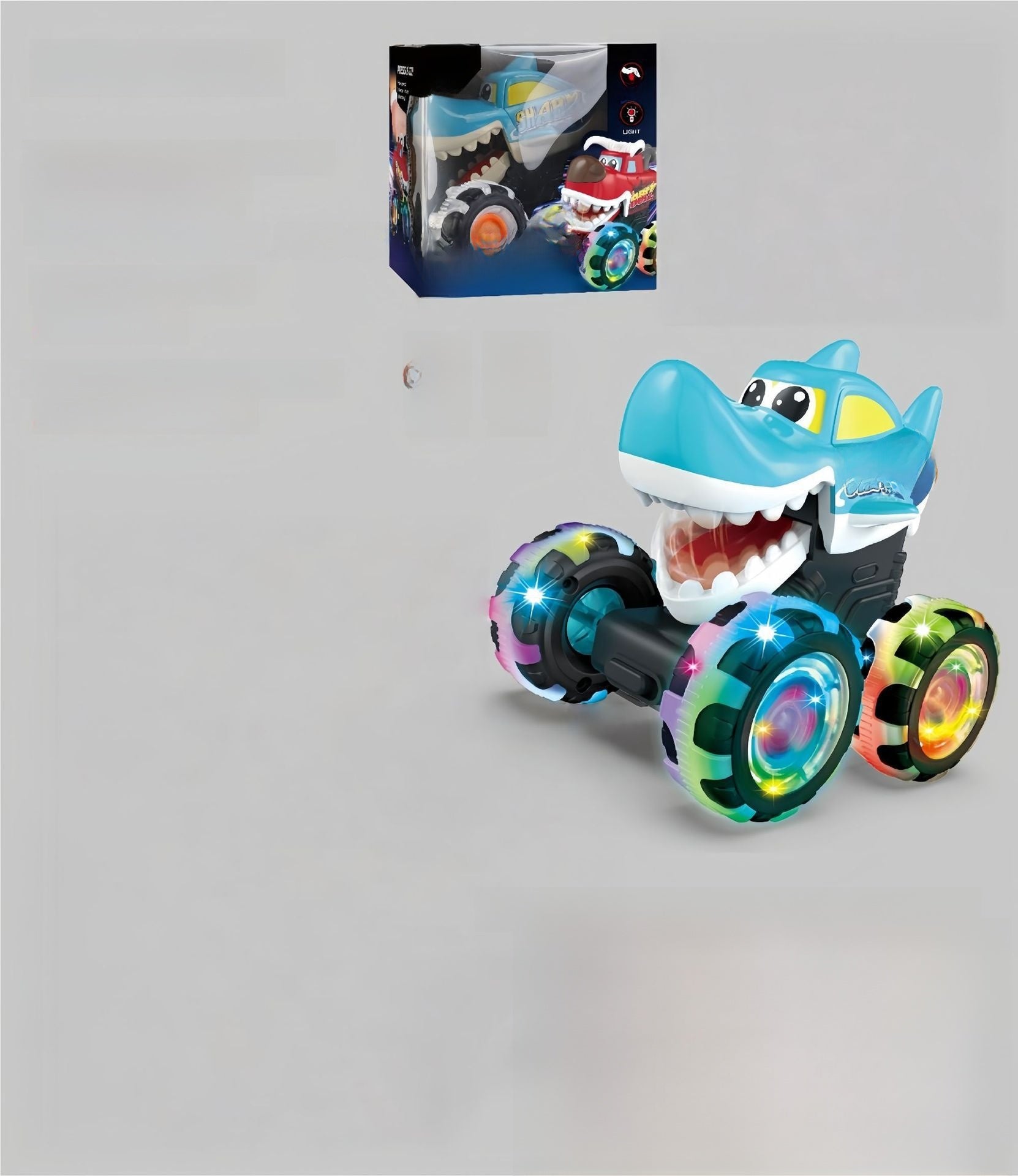 Colorful light-equipped off-road vehicle