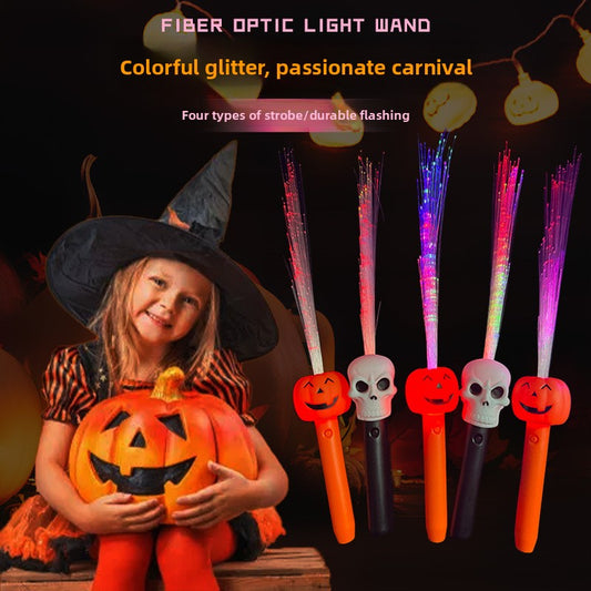 Colorful Luminous Toys Pumpkin Skull Halloween