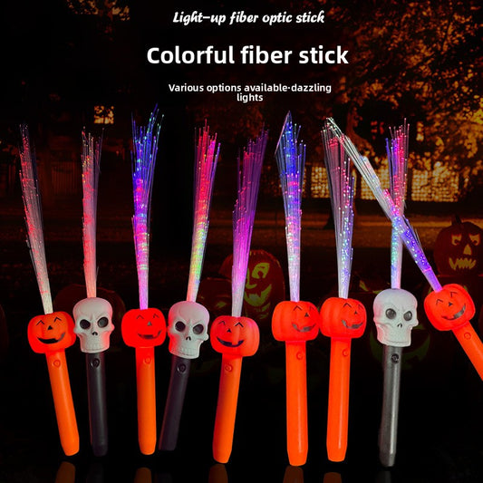Colorful Luminous Toys Pumpkin Skull Halloween
