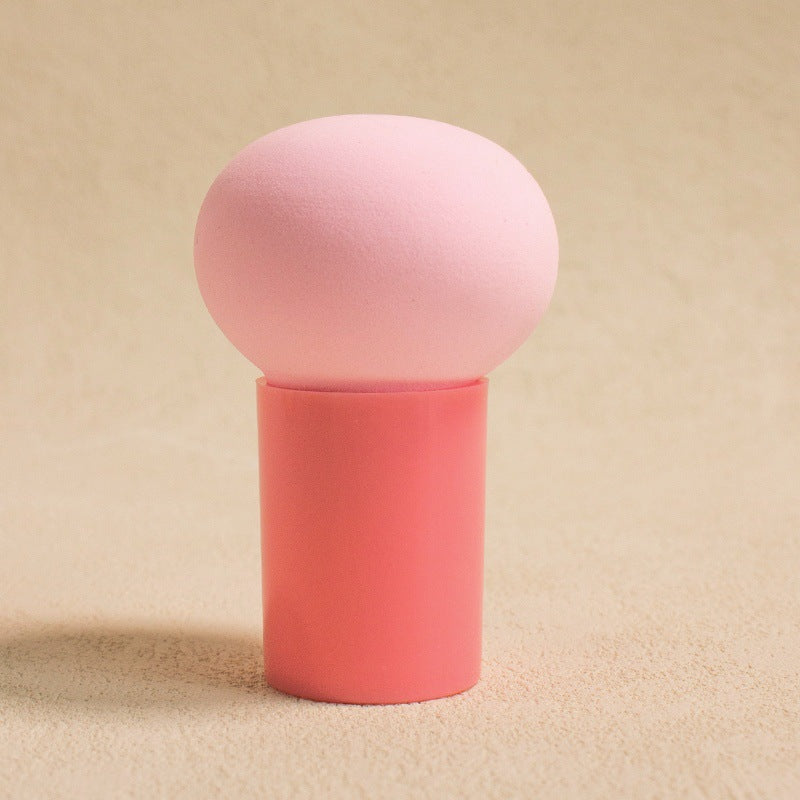 Colorful Mushroom-Shaped Cushioned Powder Puff