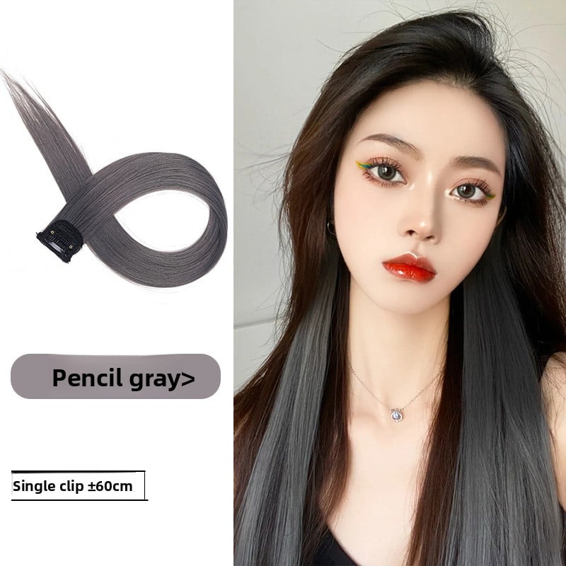 Colorful one-piece wig pieces
