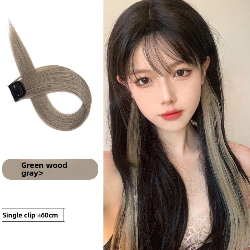 Colorful one-piece wig pieces