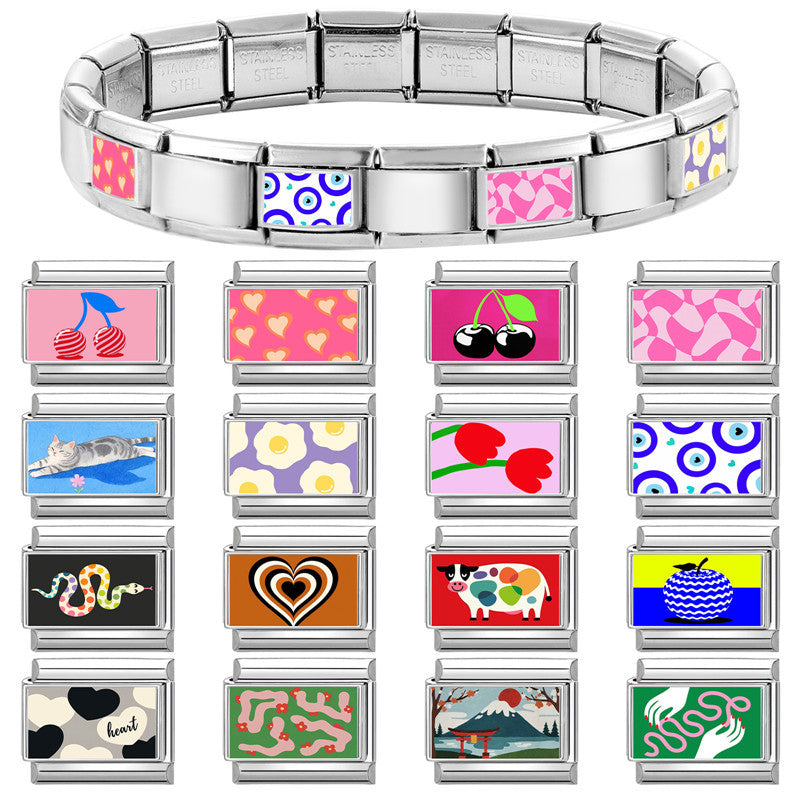 Colorful Patchwork Module Bracelet