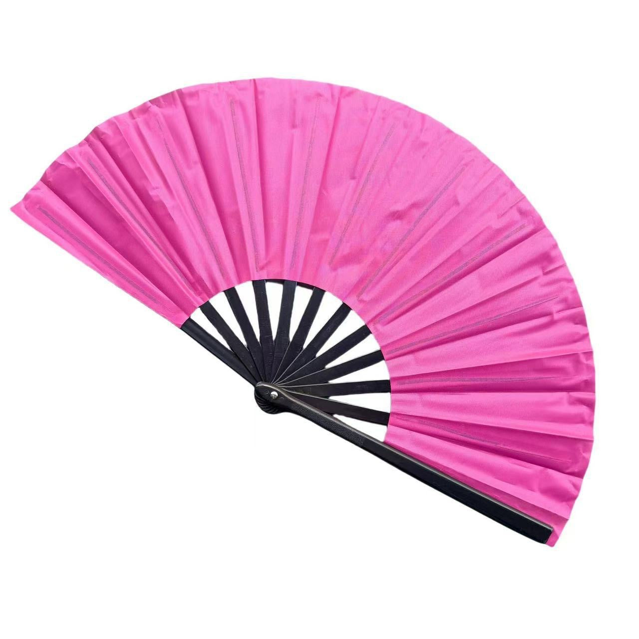 Colorful Pattern Kung Fu Fan