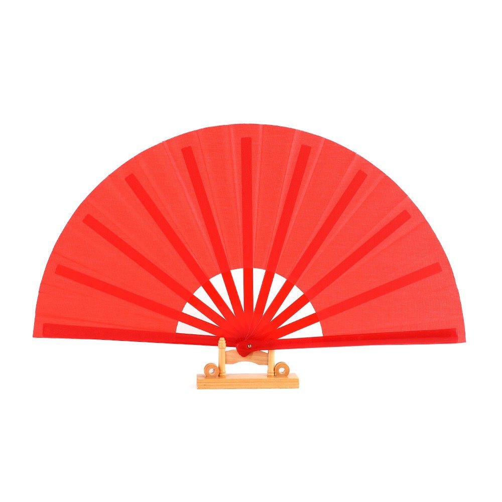 Colorful Pattern Kung Fu Fan