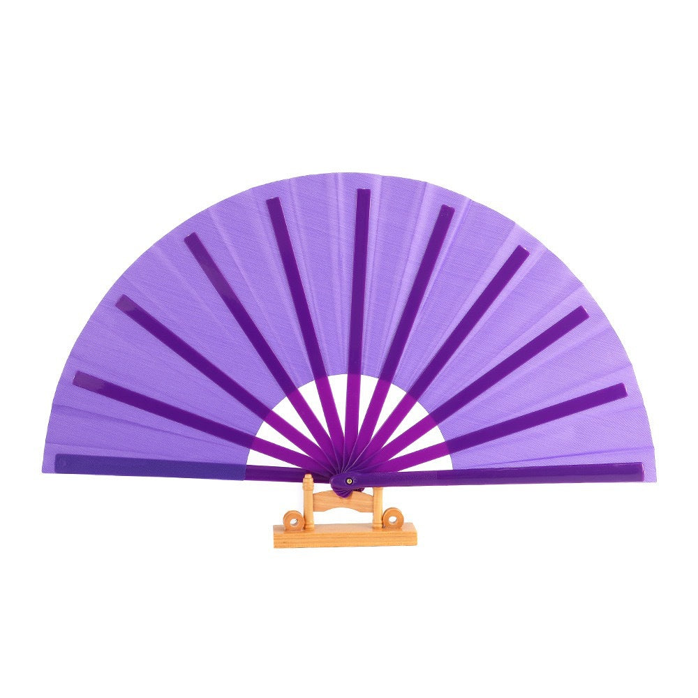 Colorful Pattern Kung Fu Fan