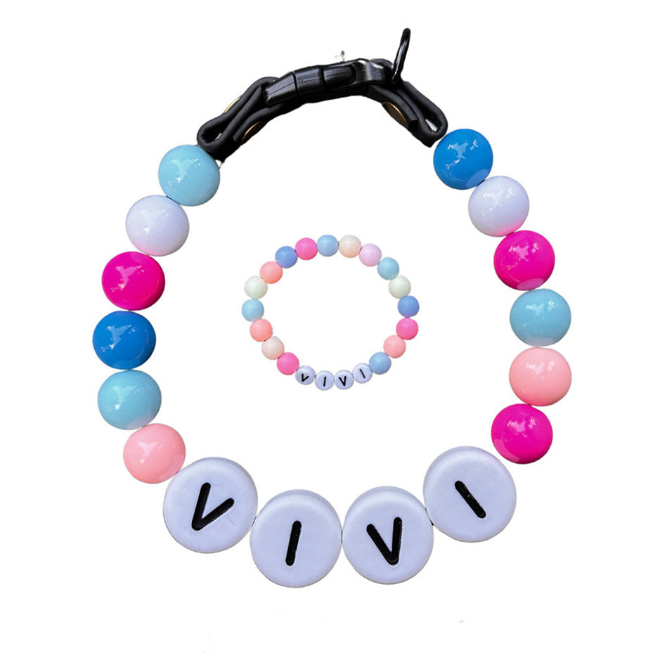 Colorful Pet Letter Collar