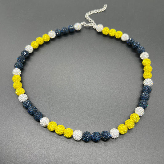 Colorful Rhinestone Baseball Bracelet for Men and Women