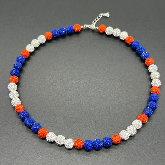 Colorful Rhinestone Baseball Bracelet for Men and Women
