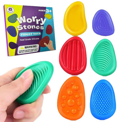 Colorful Sensory Stone Decompression Toy