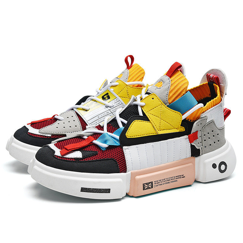Colorful sports shoes