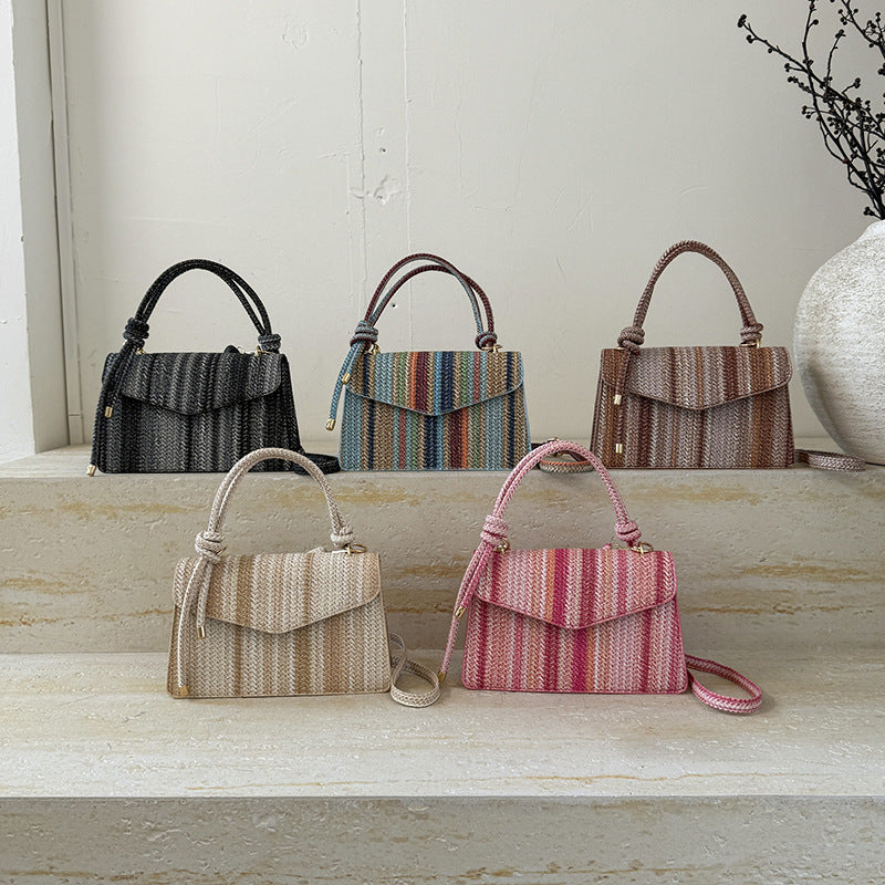 Colorful Straw Woven Bag