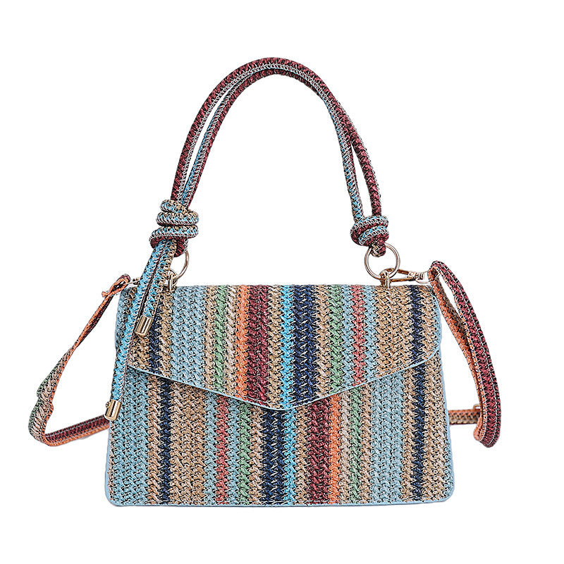 Colorful Straw Woven Bag