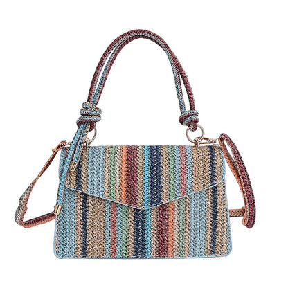 Colorful Straw Woven Bag
