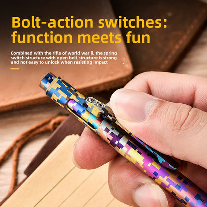 Colorful Titanium Alloy Tactical Pen