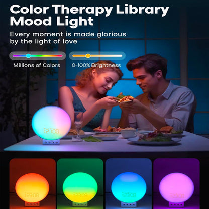 colorful wake-up light