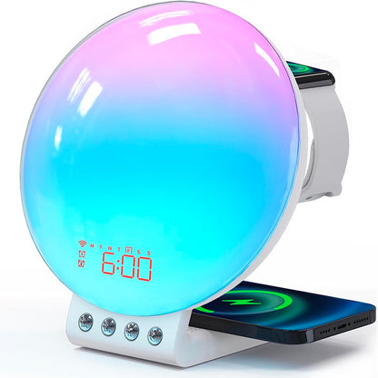 colorful wake-up light