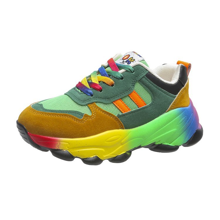 Colorful Women's Platform Sneakers