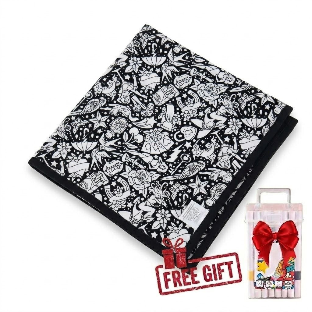 Coloring Blanket DIY