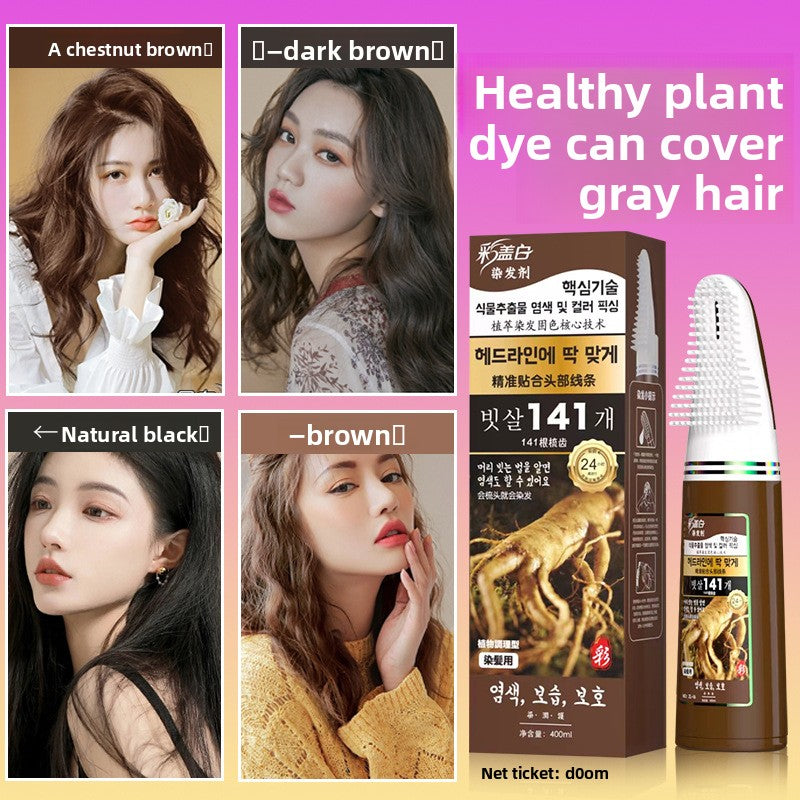 Comb Applicator Hair Dye Cream for Home Use