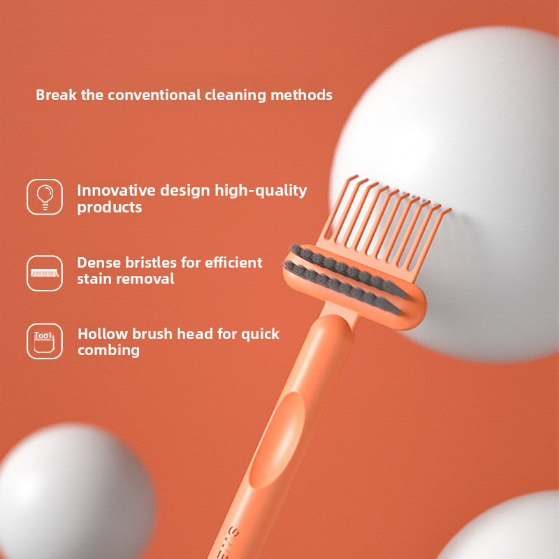 Comb cleaning brush