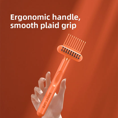 Comb cleaning brush