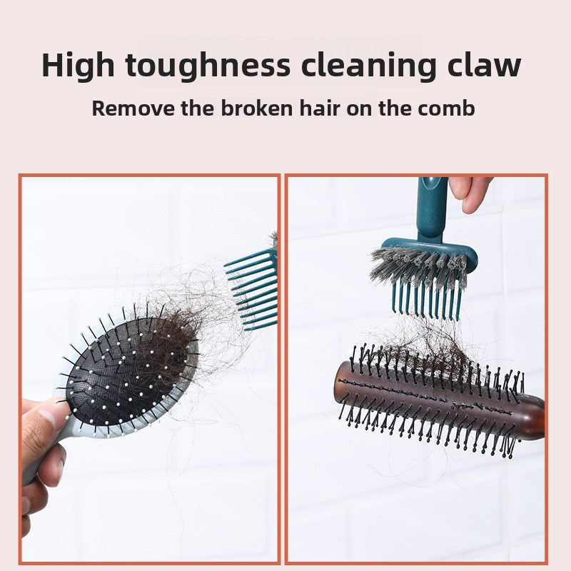 Comb cleaning brush