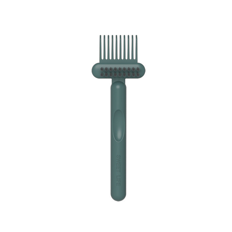 Comb cleaning brush