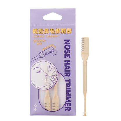 Comb nose hair trimmer