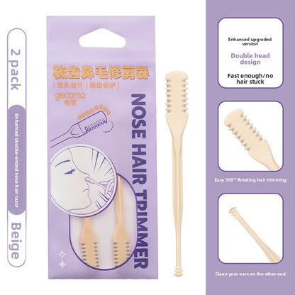 Comb nose hair trimmer