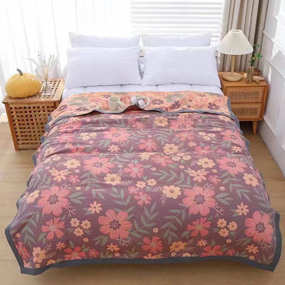 Combed Cotton Gauze Towel Blanket