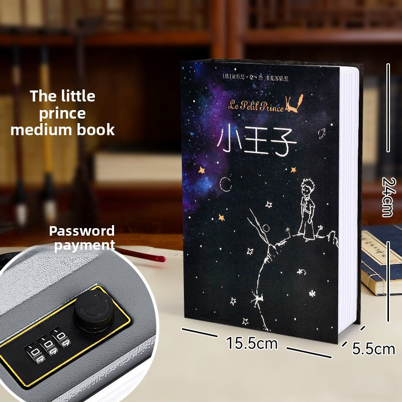 Combination Lock Book Safe Metal Storage Box