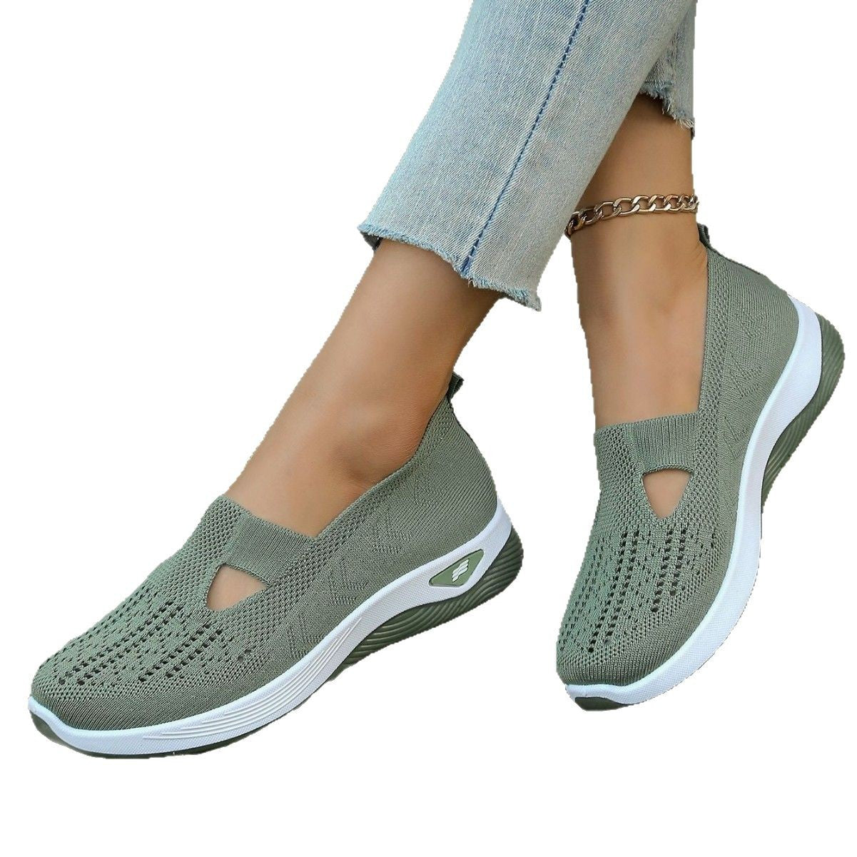 Comfortable and anti-slip hollowed-out shoes
