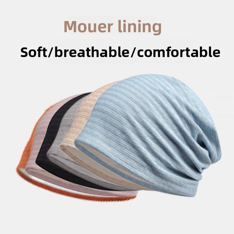 Comfortable and breathable all-season sleeping cap