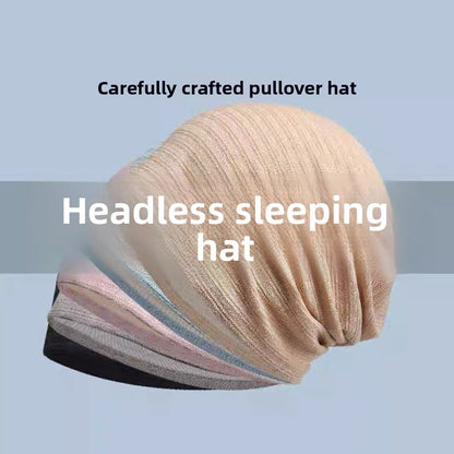 Comfortable and breathable all-season sleeping cap