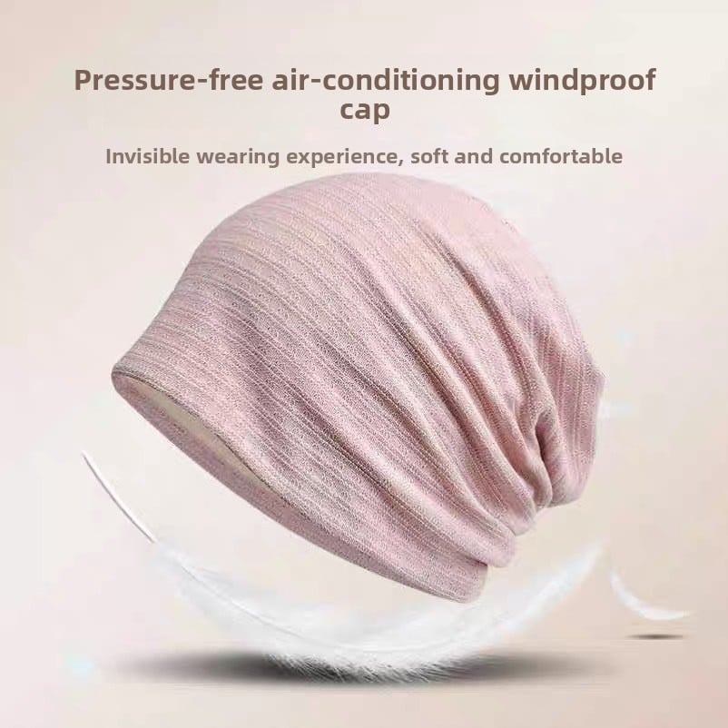 Comfortable and breathable all-season sleeping cap