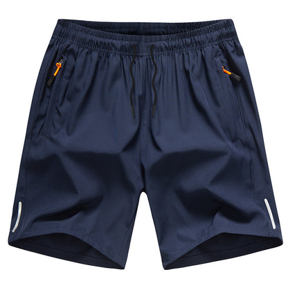 Comfortable, breathable, quick-drying ice silk sports shorts
