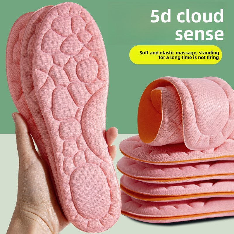 Comfortable Breathable Shock-Absorbing Shoe Insoles
