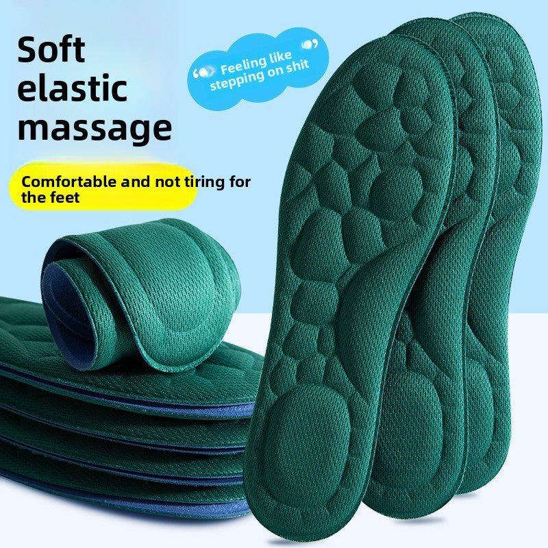 Comfortable Breathable Shock-Absorbing Shoe Insoles