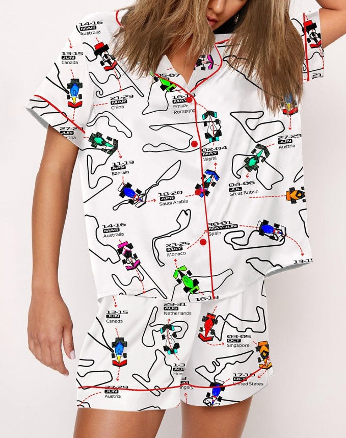 Comfortable casual set, fashionable pajamas for adults