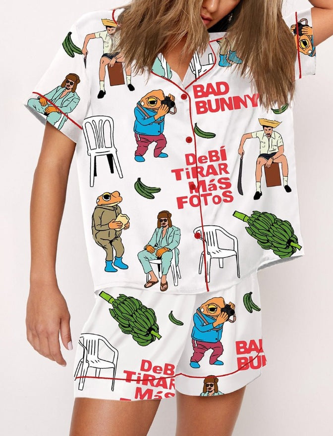 Comfortable casual set, fashionable pajamas for adults