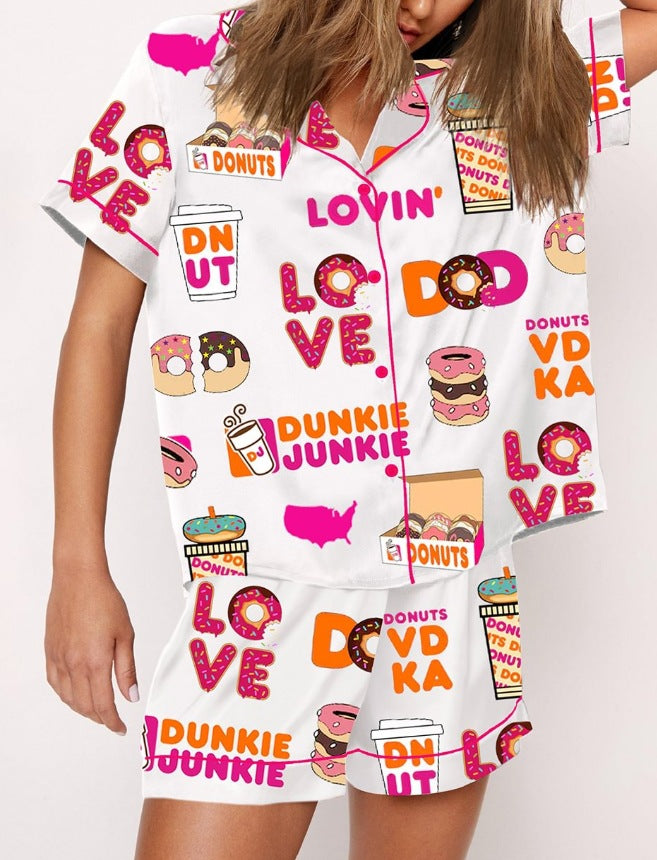 Comfortable casual set, fashionable pajamas for adults