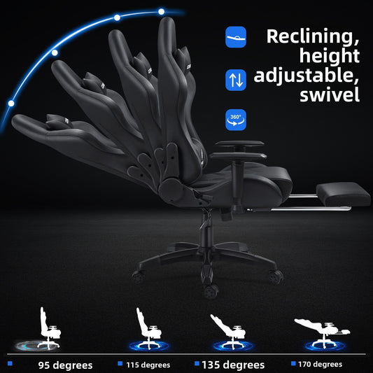 Comfortable long-sitting computer chair for internet cafes