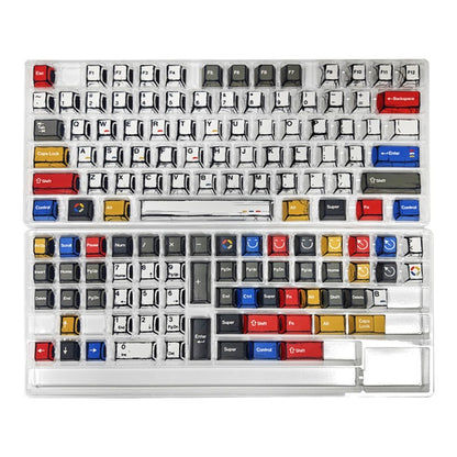 Comic Mixed Light Keycaps 136 Keys Mechanical Keyboard Keycaps