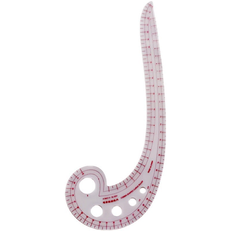 Comma Curved Ruler