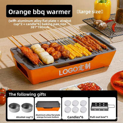 Commercial Barbecue Grill with Heat Preservation Function