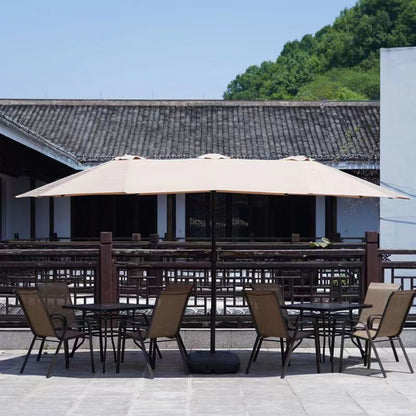 Commercial Outdoor Sun Umbrella with Water-Injection Base